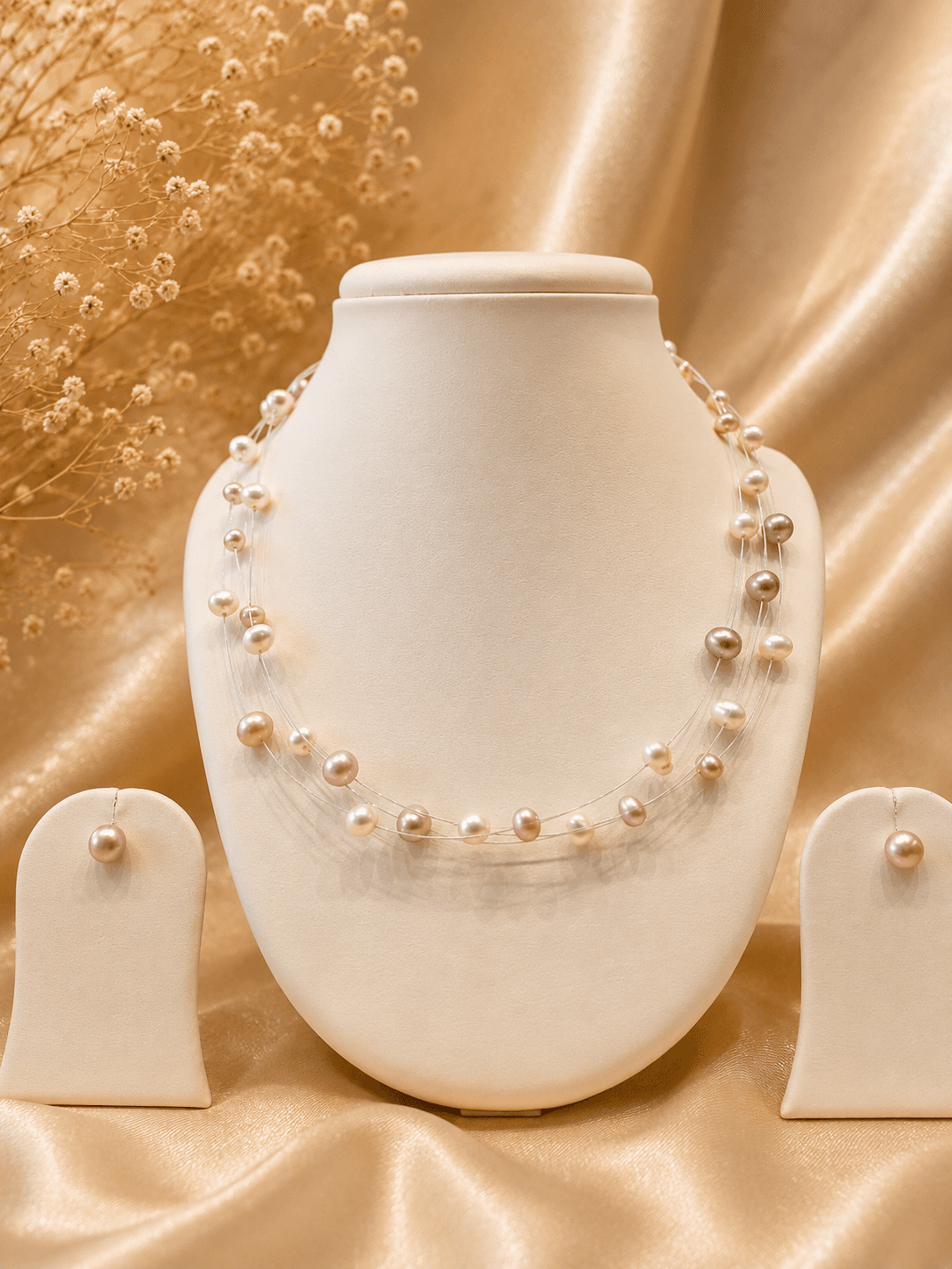 Freshwater pearl necklaces 5